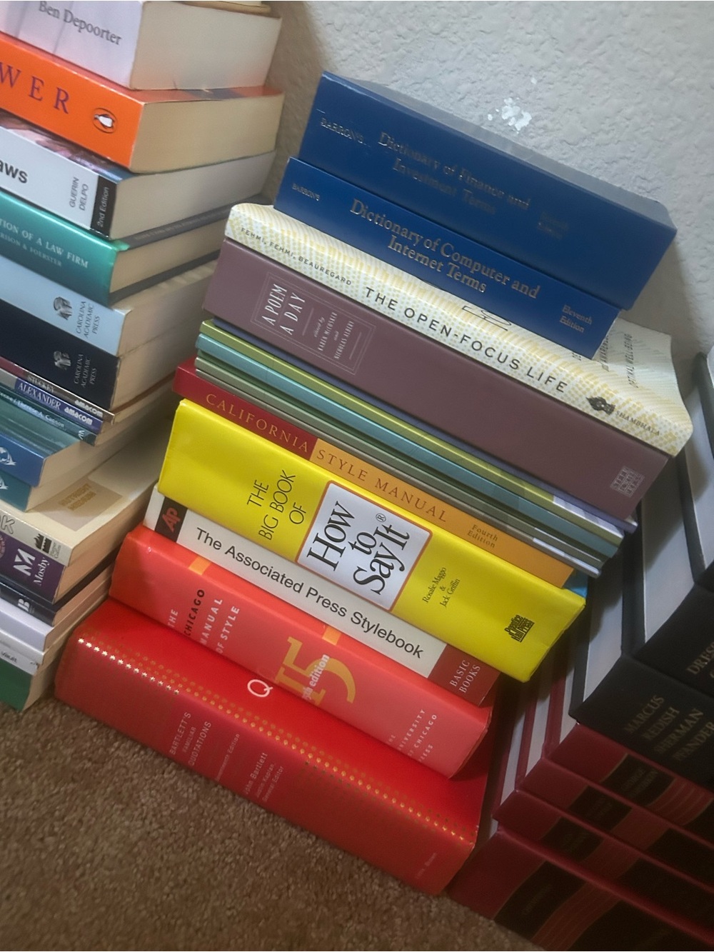 Law books